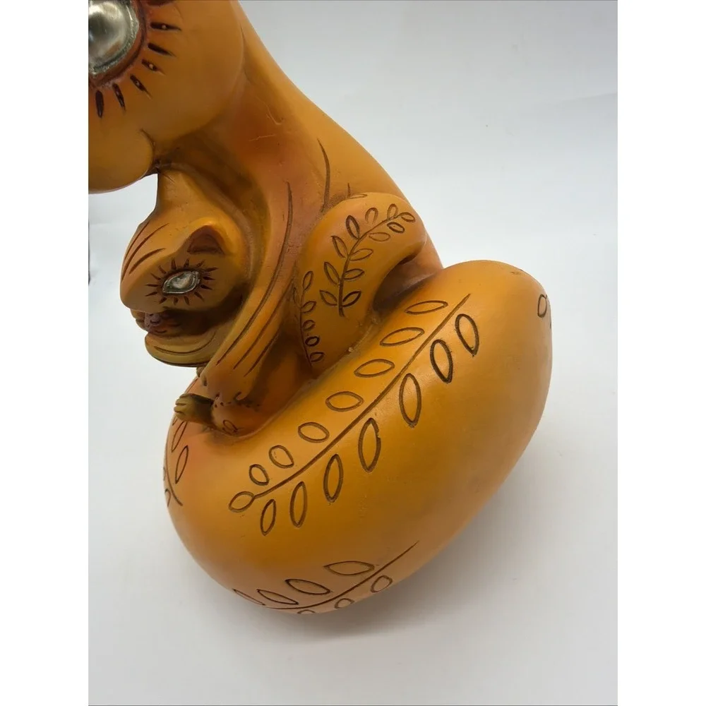 Handmade Wood Chipmunk Squirrel Figurine Hand‎ Painted